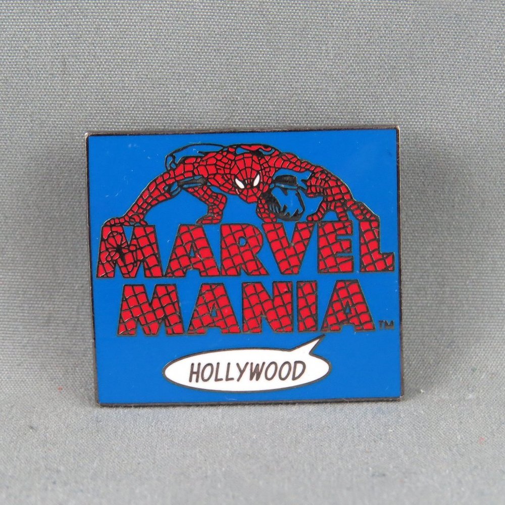 Vintage Spider-Man Pin - Marvel Mania Hollywood - Stamped Pin